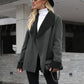 Open Front Long Sleeve Jacket