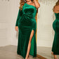 Honey Plus Size One-Shoulder Twisted Split Dress